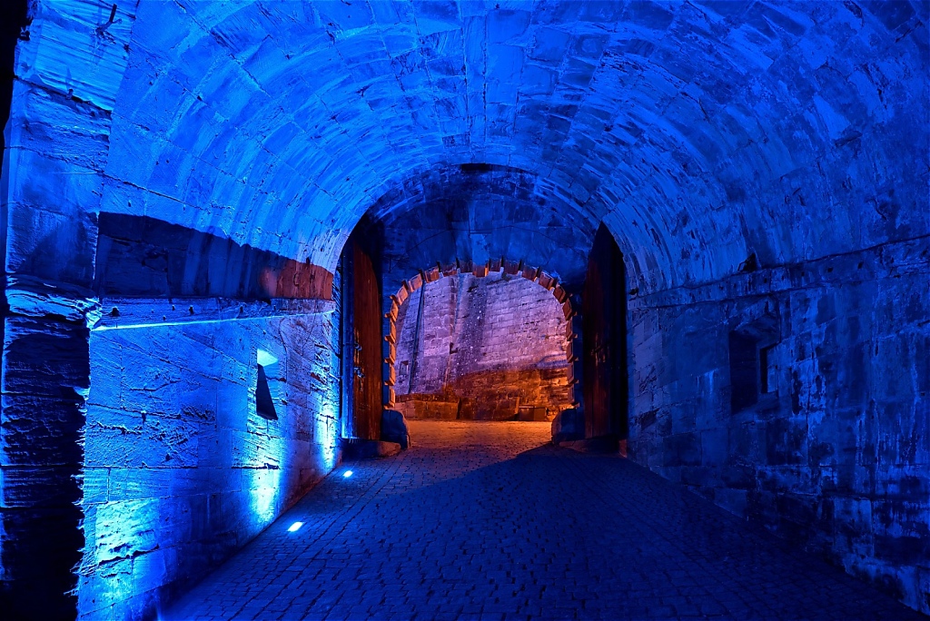 Kronach Festung Rosenberg Haupttor Durchfahrt