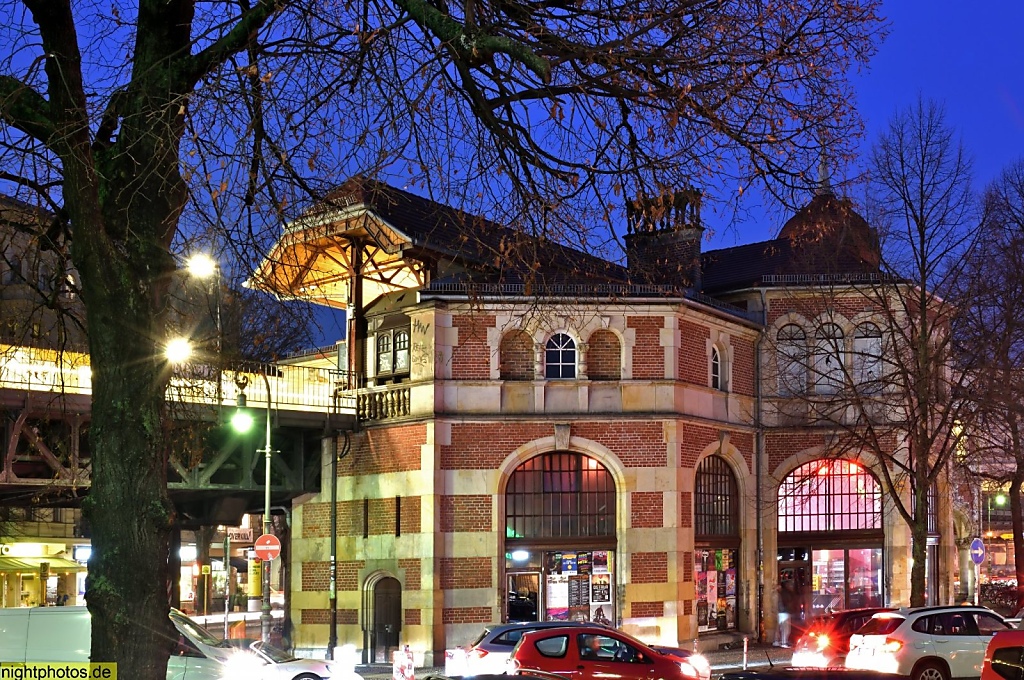 Berlin Kreuzberg Bahnhof Schlesisches Tor erbaut 1899-1901 im Stil der Neorenaissance von Hans Grisebach und August Dinklage