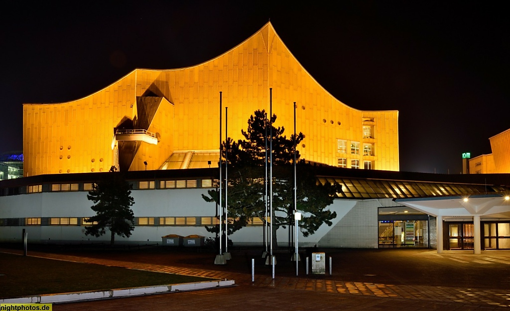 Berlin Tiergarten Philharmonie erbaut 1963 von Hans Scharoun als Teil des Kulturforums