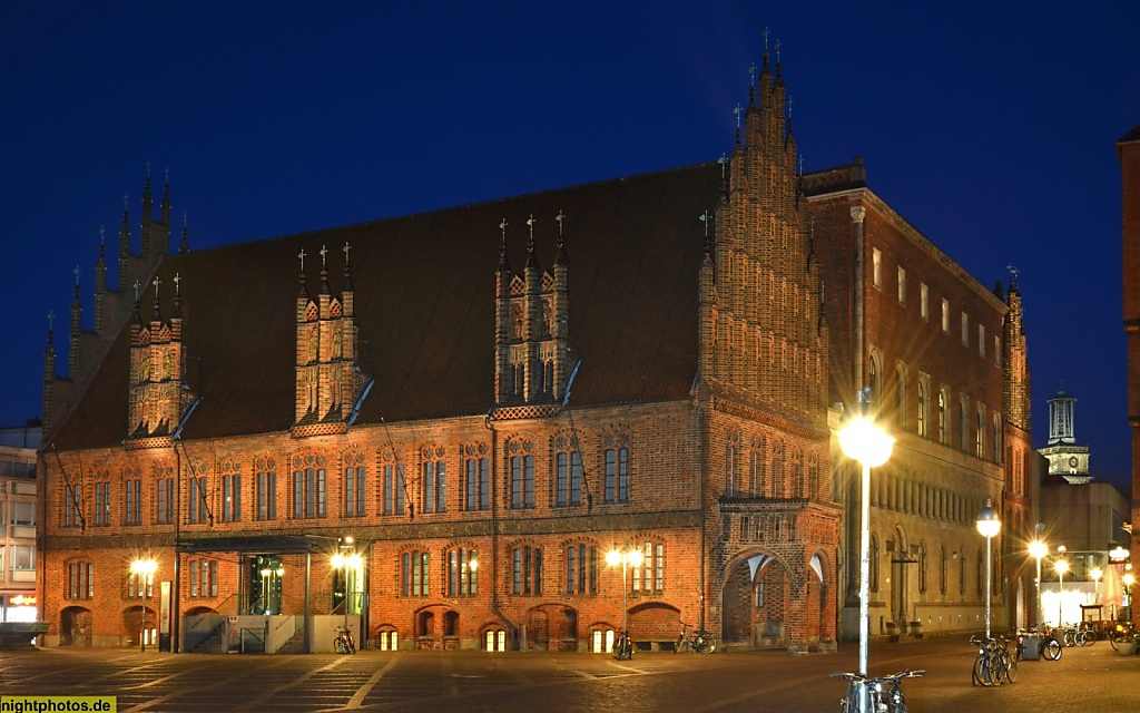Hannover Am Marte Altes Rathaus erbaut 1303