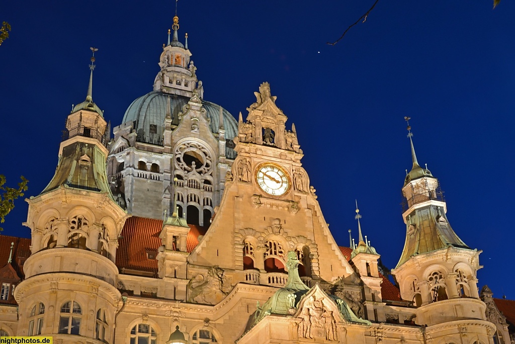 Hannover Neues Rathaus fertiggestellt 1913