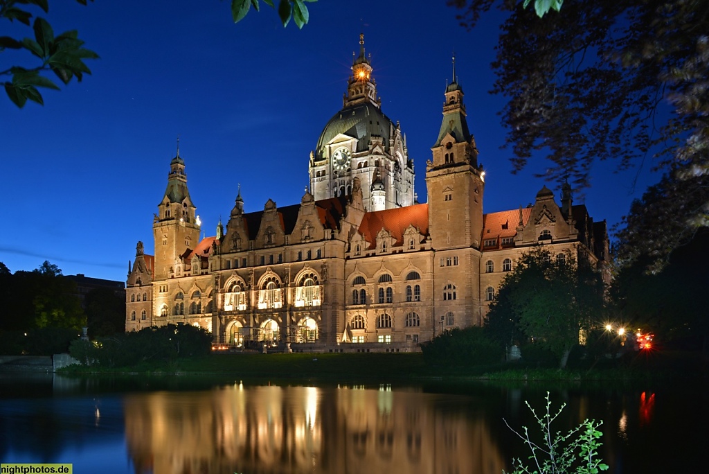Hannover Neues Rathaus fertiggestellt 1913