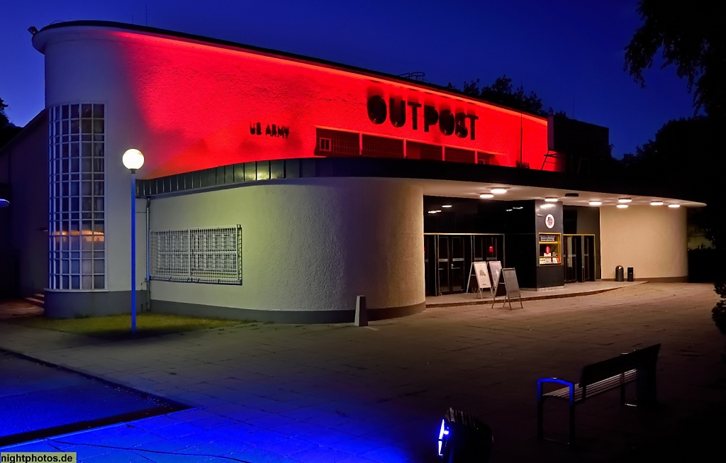 Berlin Dahlem. Alliierten Museum. Erbaut 1953 von Arnold Blauvelt und der Engineer Division als Kino 'Outpost'