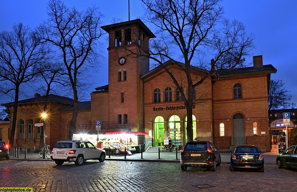 Berlin Lichterfelde-West S-Bahnhof Empfangsgebäude erbaut 1872