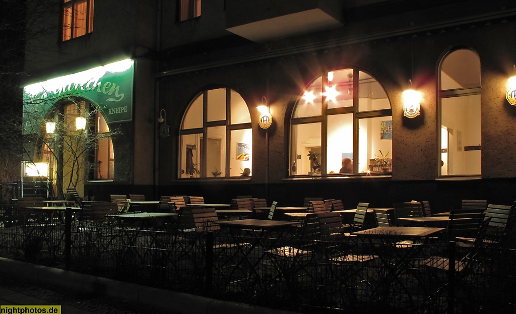 Berlin Friedenau Restaurant Trattoria und Weinbar Il Giardino (ehemals Go-Gärtchen). Hackerstrasse 3