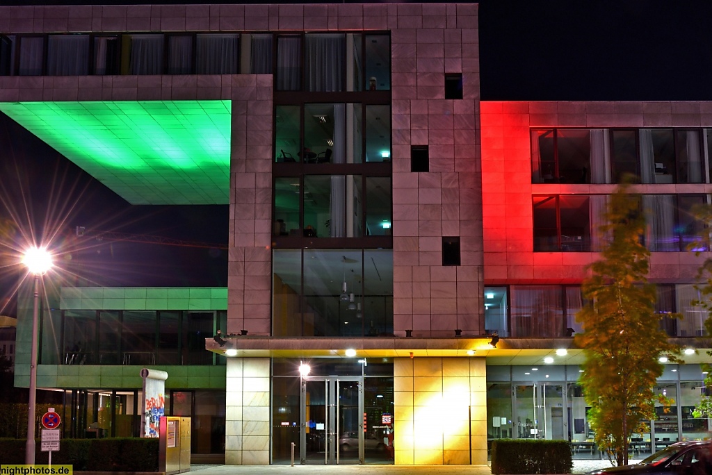 Berlin Mitte Landesvertretung Hessen mit Illumination Festival of Lights