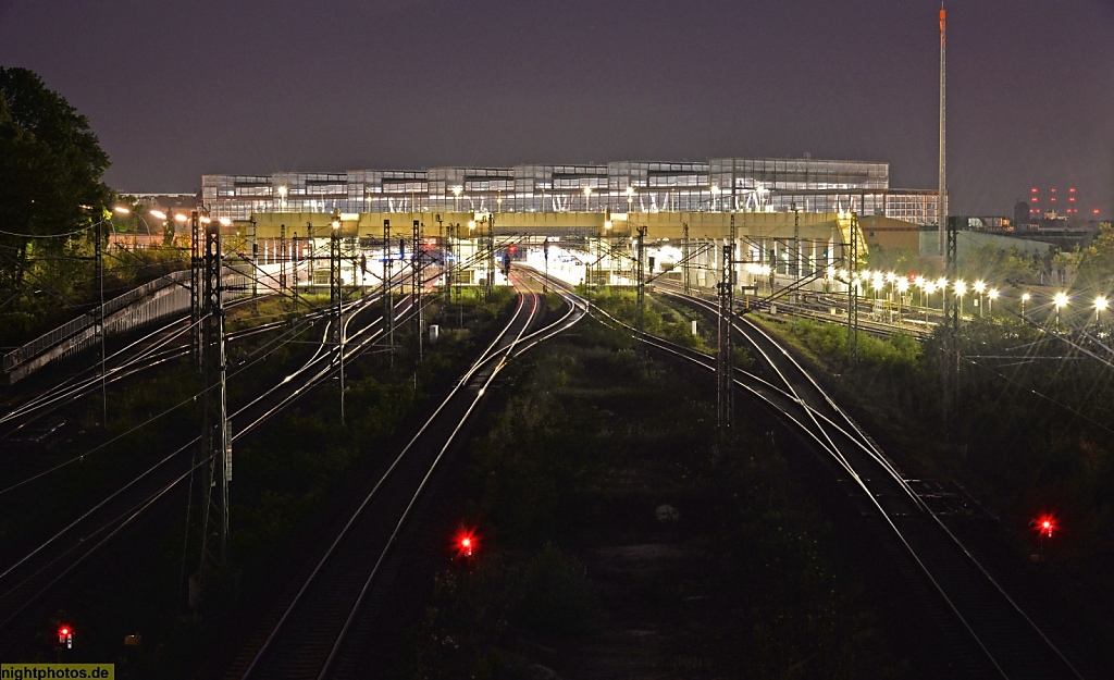 Berlin Schöneberg Bahntrasse Dresdener und Anhalter Bahn stadtauswärts