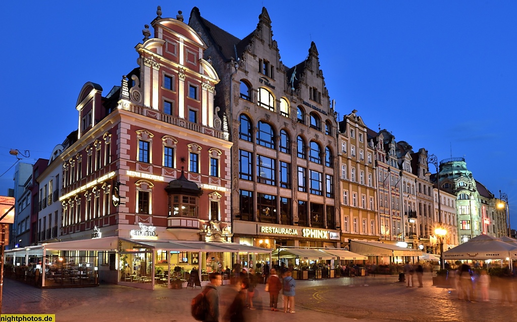 Wrocław Breslau Großer Markt Rynek 38-41