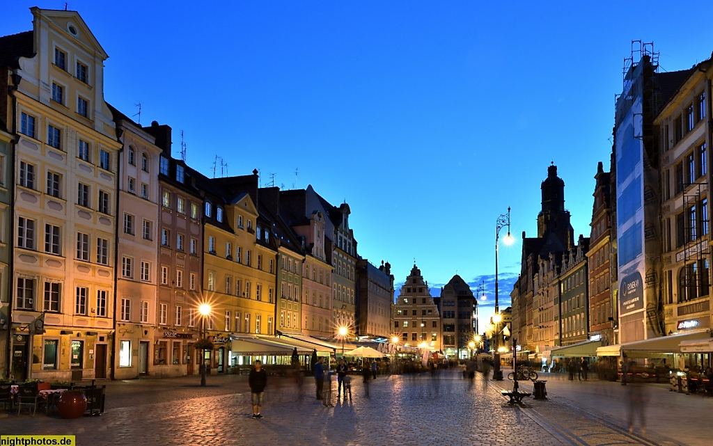 Wrocław Breslau Großer Markt Rynek 19-07 und 47-60