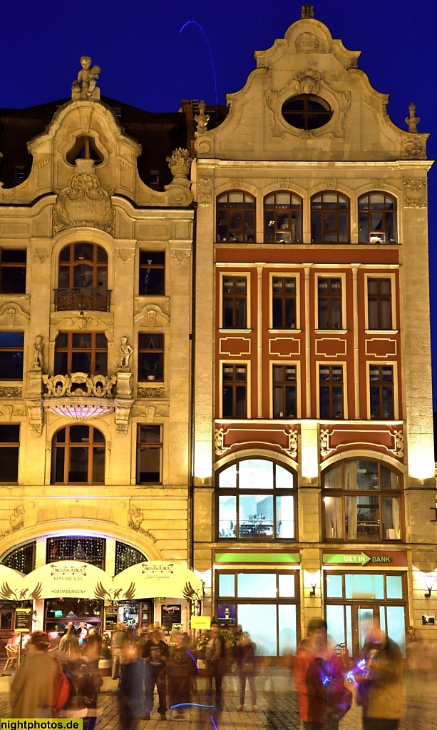Wrocław Breslau Großer Markt Rynek 13-12 Südseite