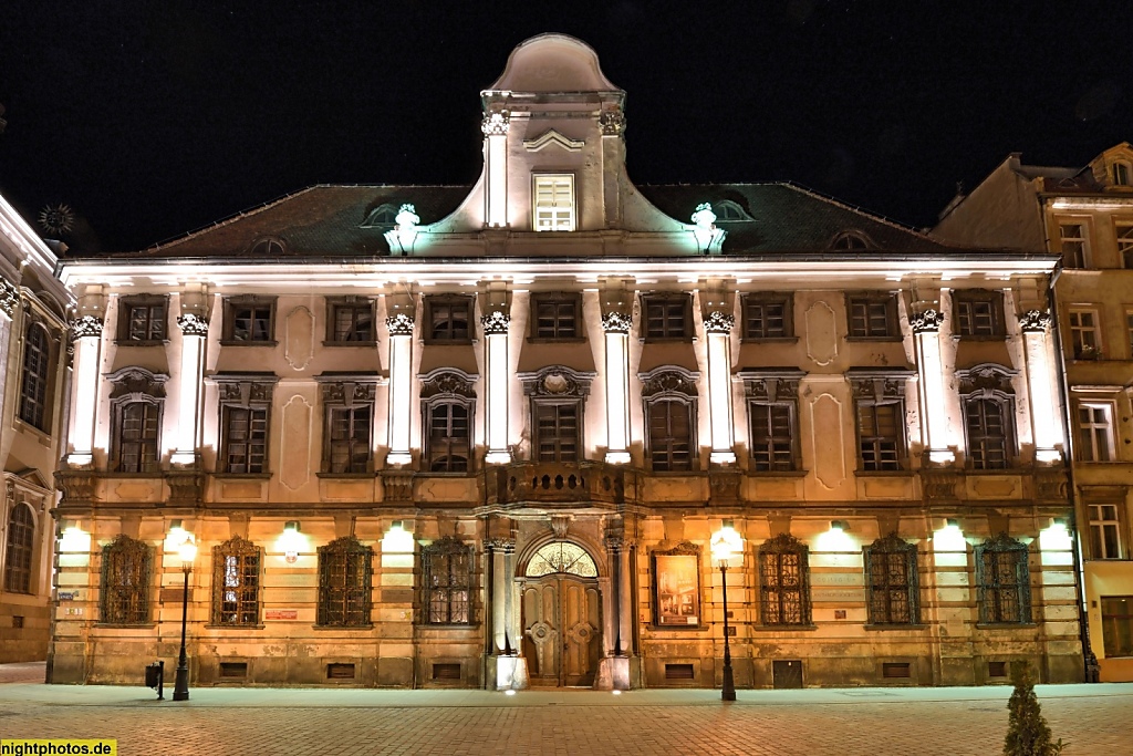 Wrocław Breslau St Joseph Konvikt der Universität Steffensches Haus erbaut 1734-1735