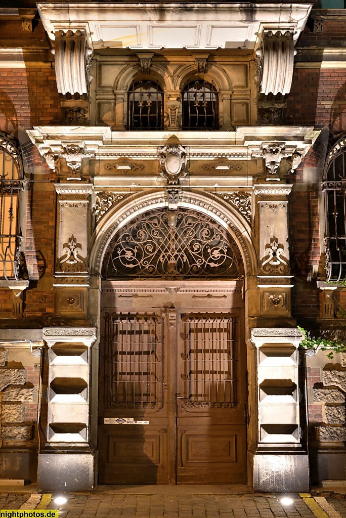 Wrocław Breslau Tür des Nationalmuseum erbaut 1883-1886 von Karl Friedrich Endell Muzeum Narodowe we Wrocławiu