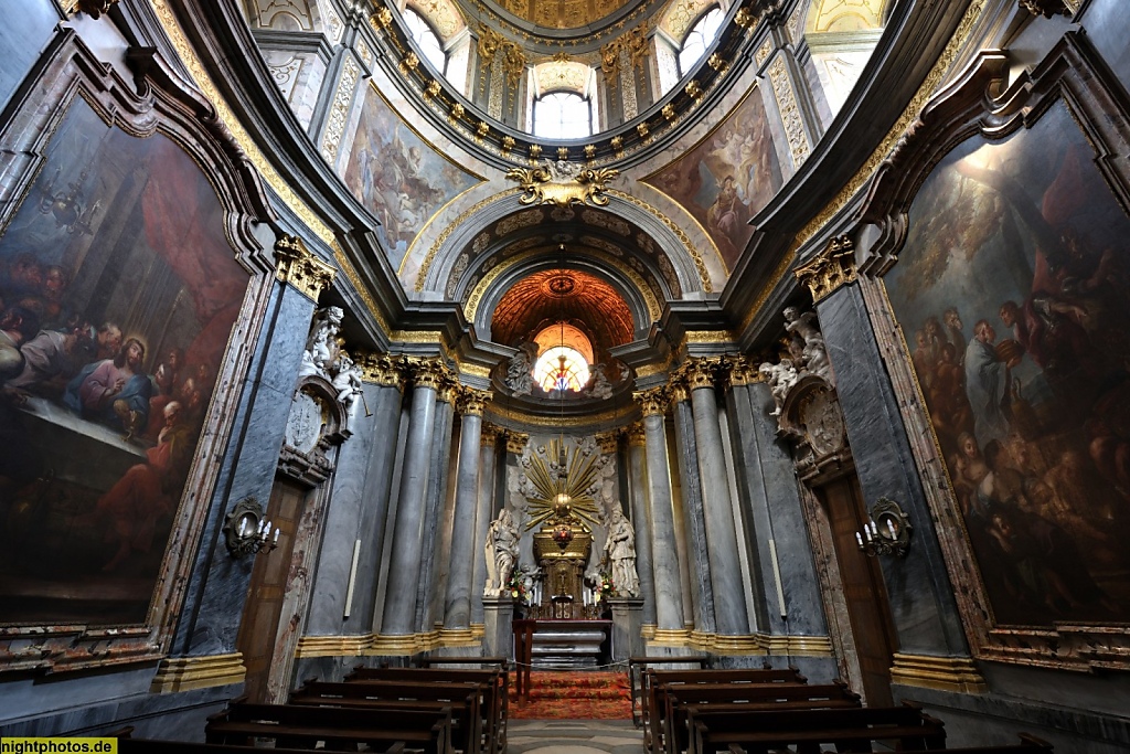 Wrocław Breslau Kathedrale St Johannes der Täufer Breslauer Dom Kurfürstenkapelle angebaut 1716-1724 von Johann Bernhard Fischer von Erlach