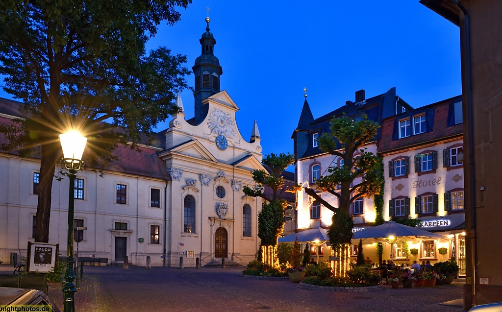 Fulda Heilig-Geist-Kirche und Hotel Goldener Karpfen