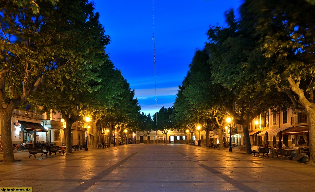 Mallorca Artà Marktplatz Placa d'en Jaume I El Conqueridor