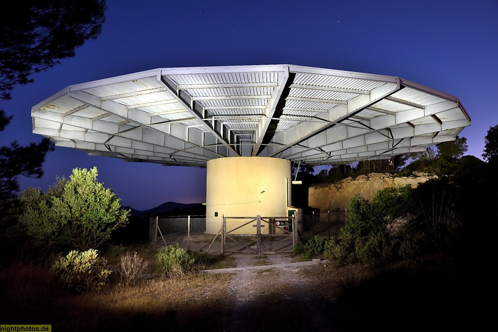 Mallorca Capdepera Antenne für VOR-DME-Funkfeuer auf dem Puig de Son Jordi