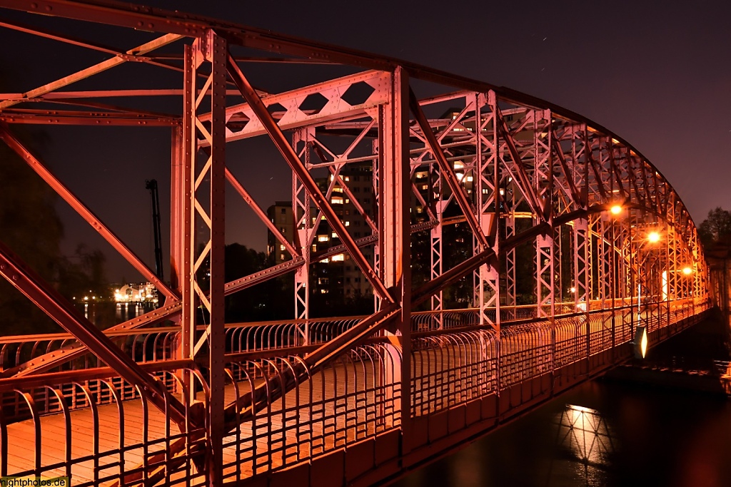 Berlin Tegel Sechserbrücke Tegeler Hafenbrücke erbaut 1908