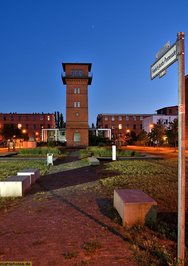 Berlin Rummelsburg Turm des Heizhauses im ehemaligen städtischen Arbeitshaus erb 1879 von Hermann Blankenstein. Umbau Wohngebäude 2007-2008 von Wolfgang Rautenbach