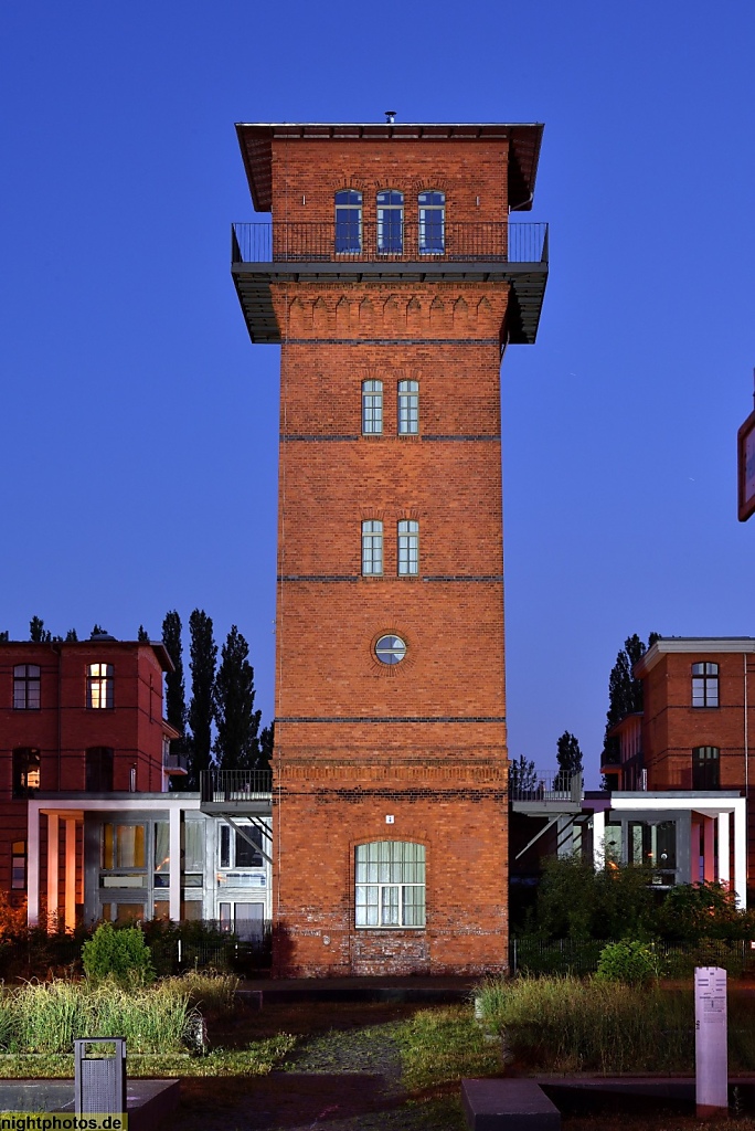 Berlin Rummelsburg Turm des Heizhauses im ehemaligen städtischen Arbeitshaus erb 1879 von Hermann Blankenstein. Umbau Wohngebäude 2007-2008 von Wolfgang Rautenbach
