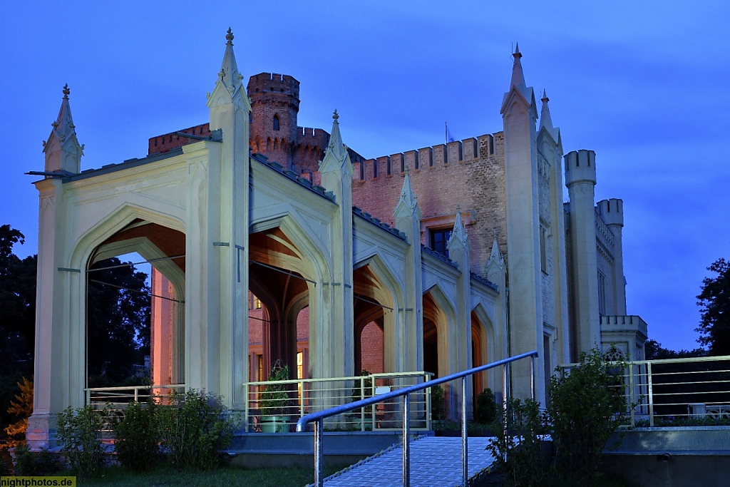 Babelsberg Schloss erbaut 1849 Nordseite