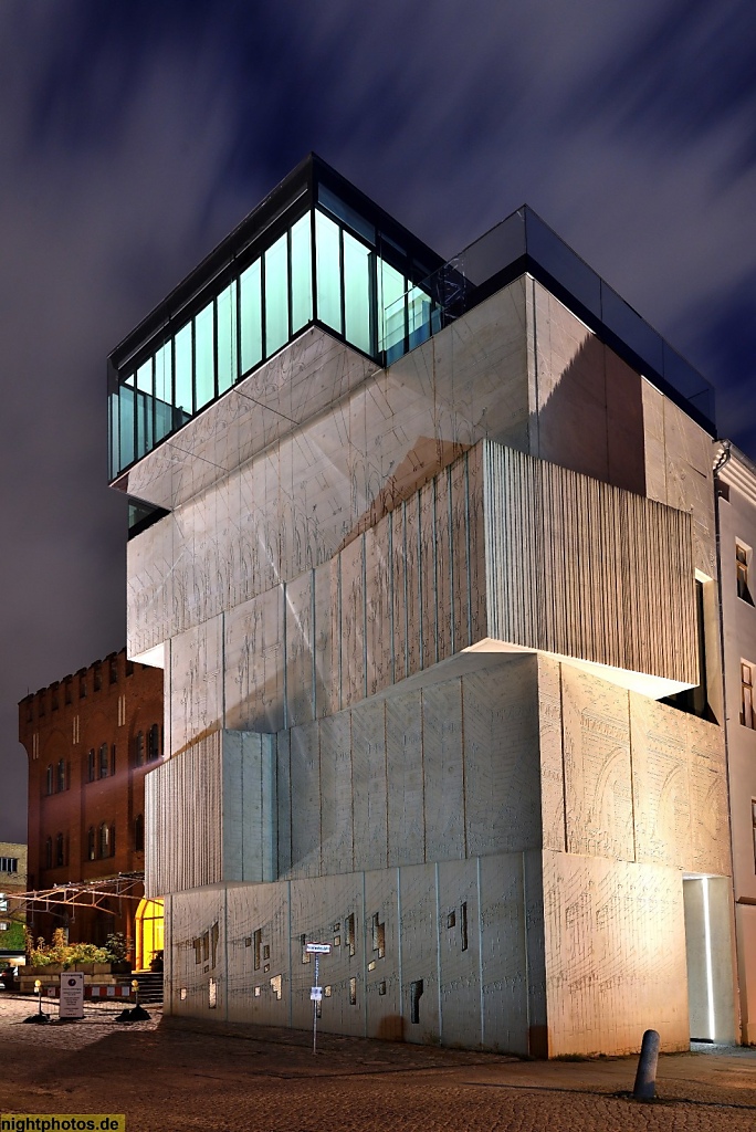 Berlin Prenzlauer Berg. Museum für Architekturzeichnung. Erbaut 2013 von Speech Tchoban und Kuznetsov für Tchoban Foundation. Christinenstrasse 18-19