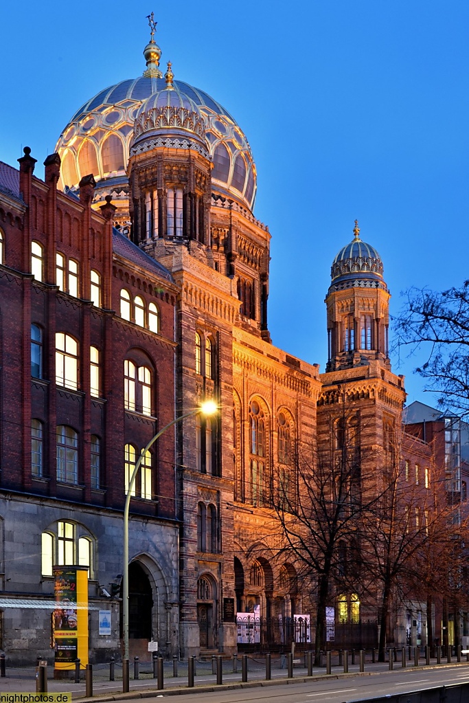 Berlin Mitte Neue Synagoge erbaut 1859-1866 von Eduard Knoblauch und Friedrich August Stüler