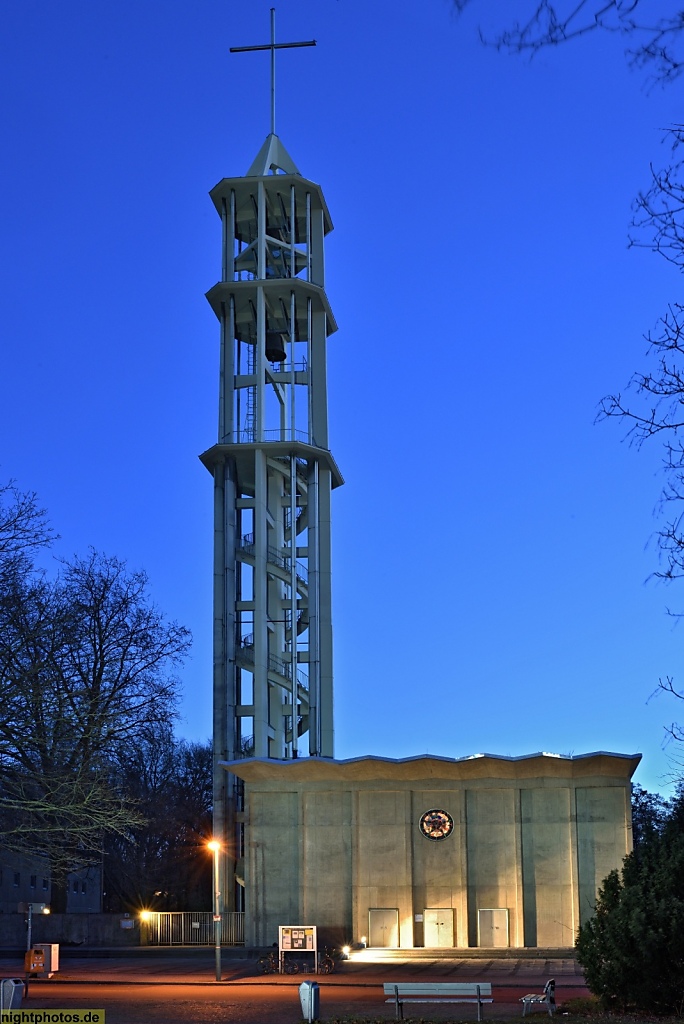 Berlin Mitte Hansaviertel Kaiser-Friedrich-Gedächtniskirche erbaut 1955-1957