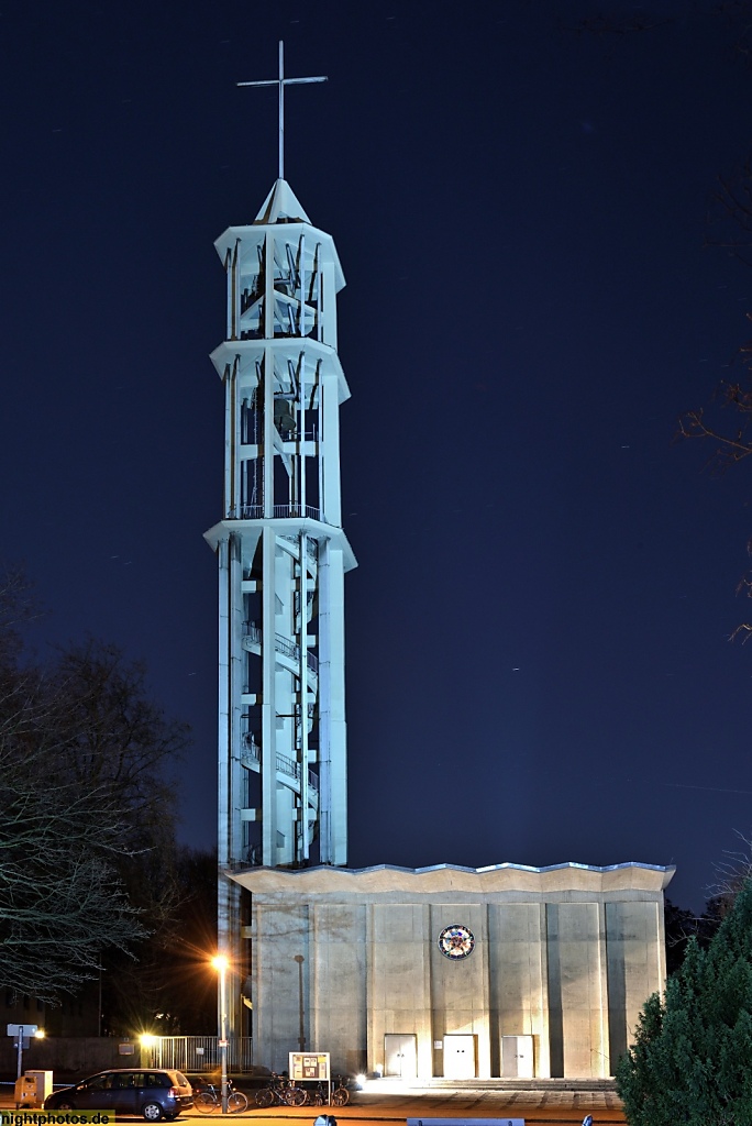 Berlin Mitte Hansaviertel Kaiser-Friedrich-Gedächtniskirche erbaut 1955-1957