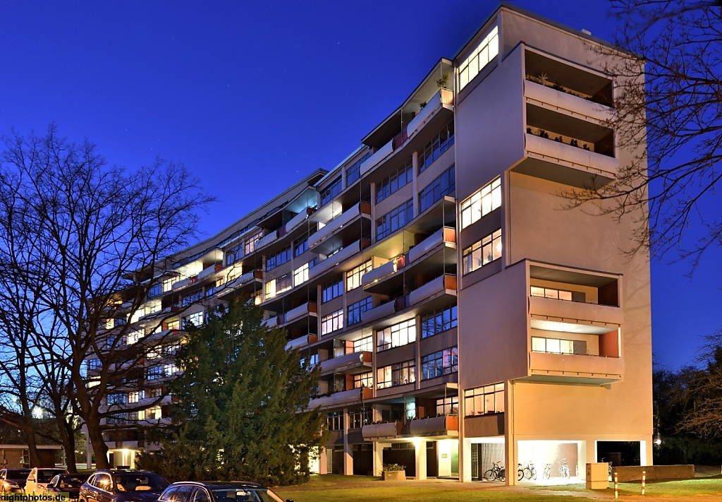 Berlin Mitte Hansaviertel Händelallee 3-9 erbaut von Walter Gropius 1956-1957