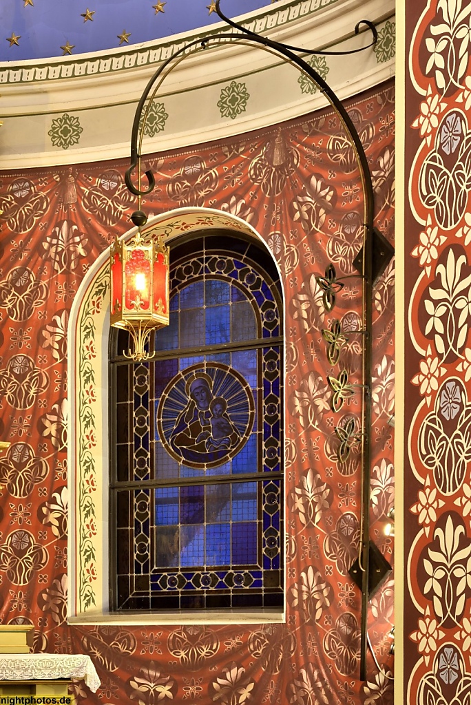 Berlin Spandau Kolk Kirche St Marien erbaut 1847-1848 restauriert 2002-2003 innen Altarraum Apsis