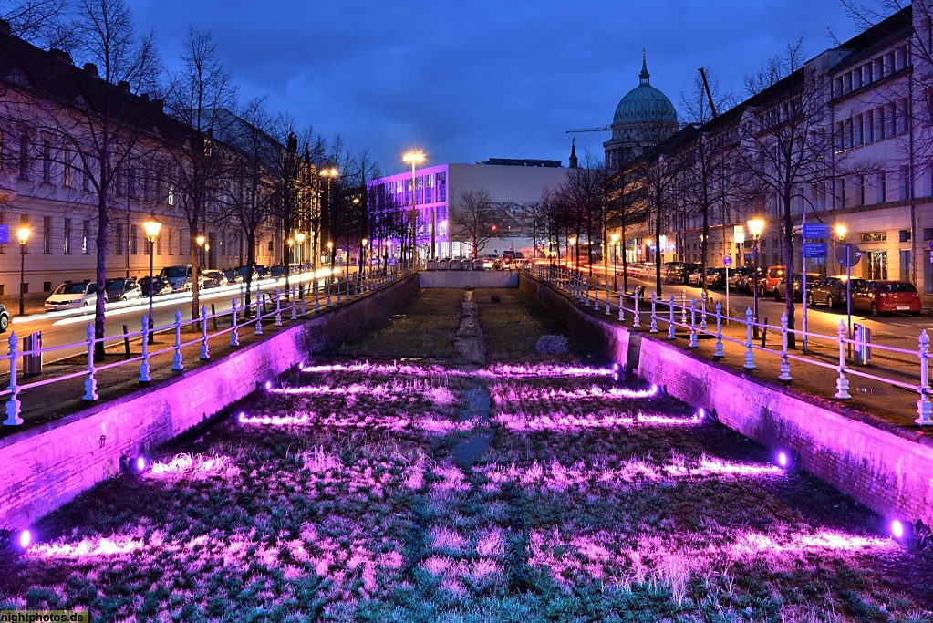 Potsdam Illumination der Yorckstrasse anlässlich '1025 Jahre Potsdam'