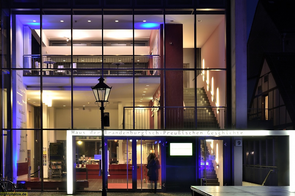 Potsdam Haus der Brandenburgisch-Preussischen Geschichte am Neuen Markt. Neubau im Innenhof eröffnet 2003