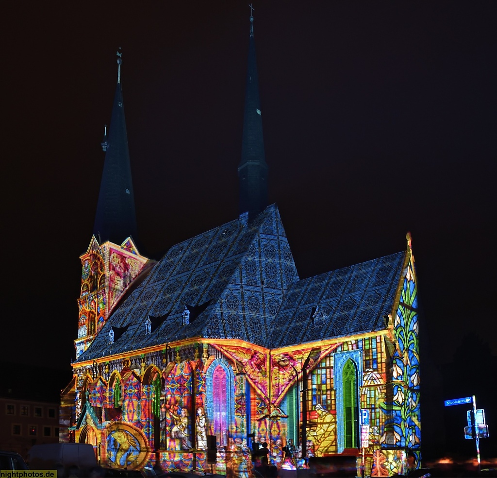 Zwickau Katharinenkirche spätgotische evangelische Hallenkirche erbaut 1212-1219