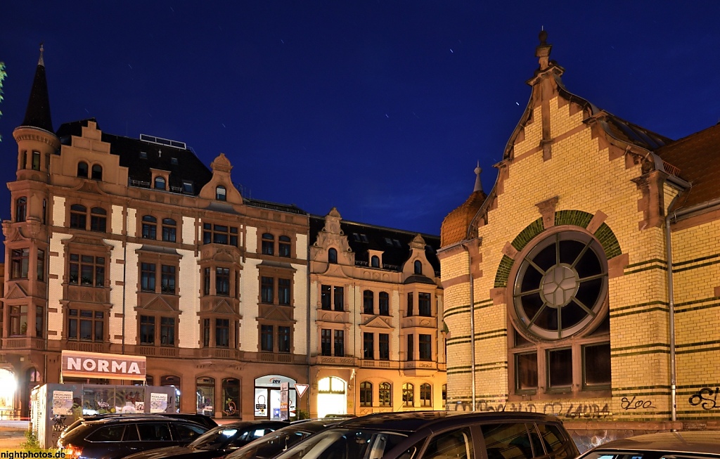 Zwickau Markthalle erbaut 1896-1898 als Kreiskrankenstift später Königliches Krankenstift