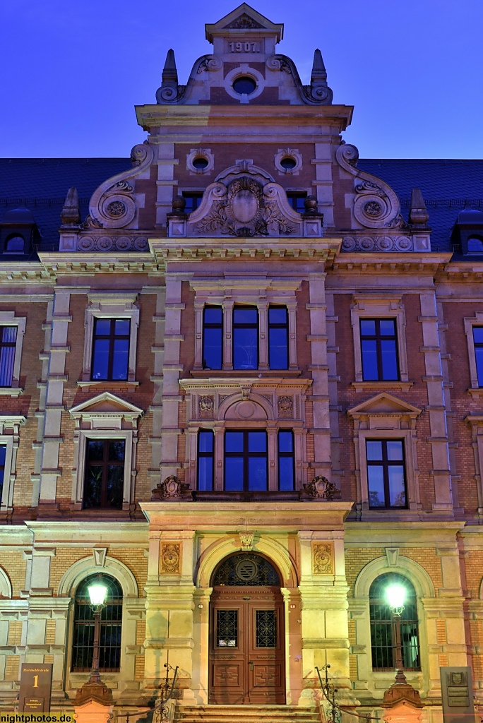 Zwickau ehemaliges Kaiserliches Post- und Telegraphenamt erbaut 1882 heute Staatsanwaltschaft