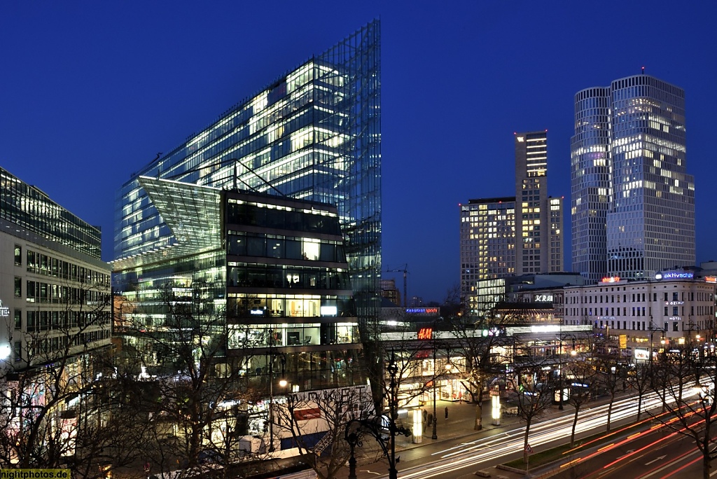 Berlin Charlottenburg Kranzler-Eck Hotel Waldorf-Astoria Upper West Tower hinter Kurfürstendamm