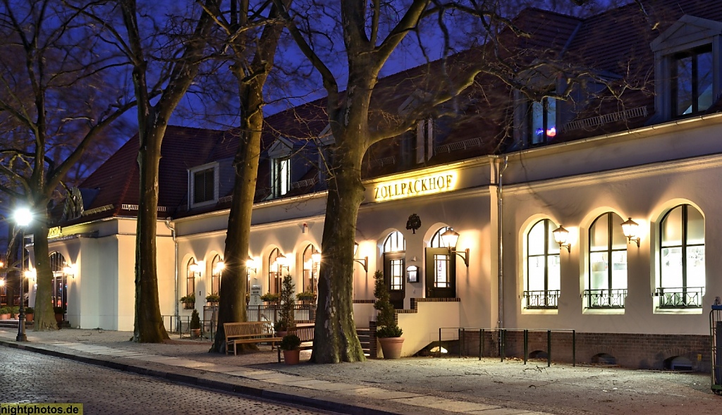 Berlin Tiergarten Zollpackhof Restaurant seit Ende des 17. Jahrhundert