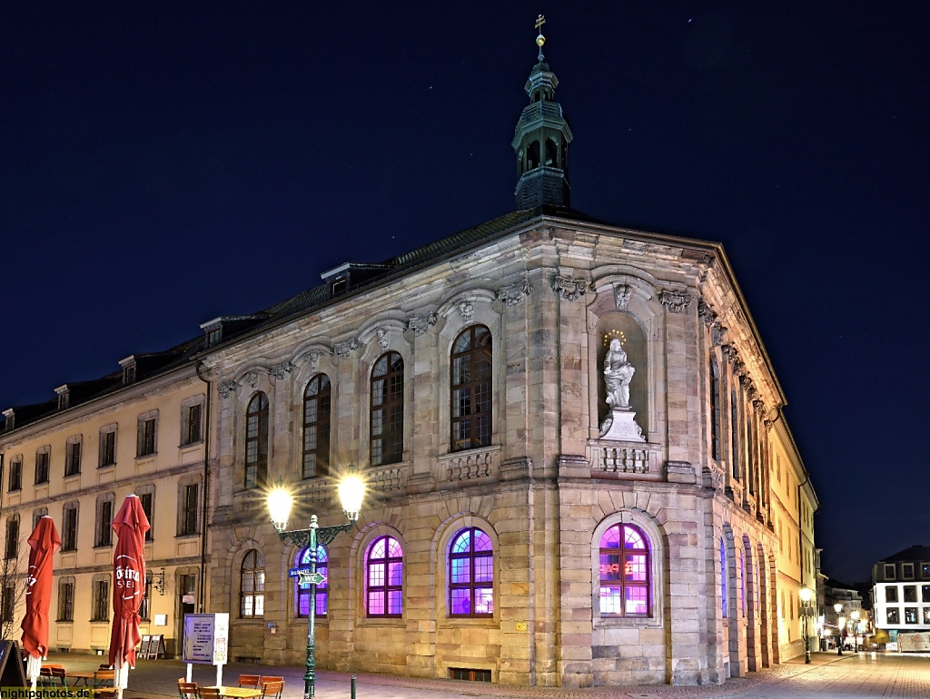 Fulda Vonderau-Museum erbaut 1584-1732 als Päpstliches Seminar und Schule der Jesuiten. Alte Stadtschule. Heute Museums-Café