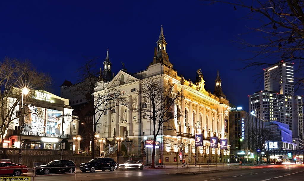 Berlin Charlottenburg Delphi-Kino. Theater des Westens. Waldorf-Astoria-Hotel