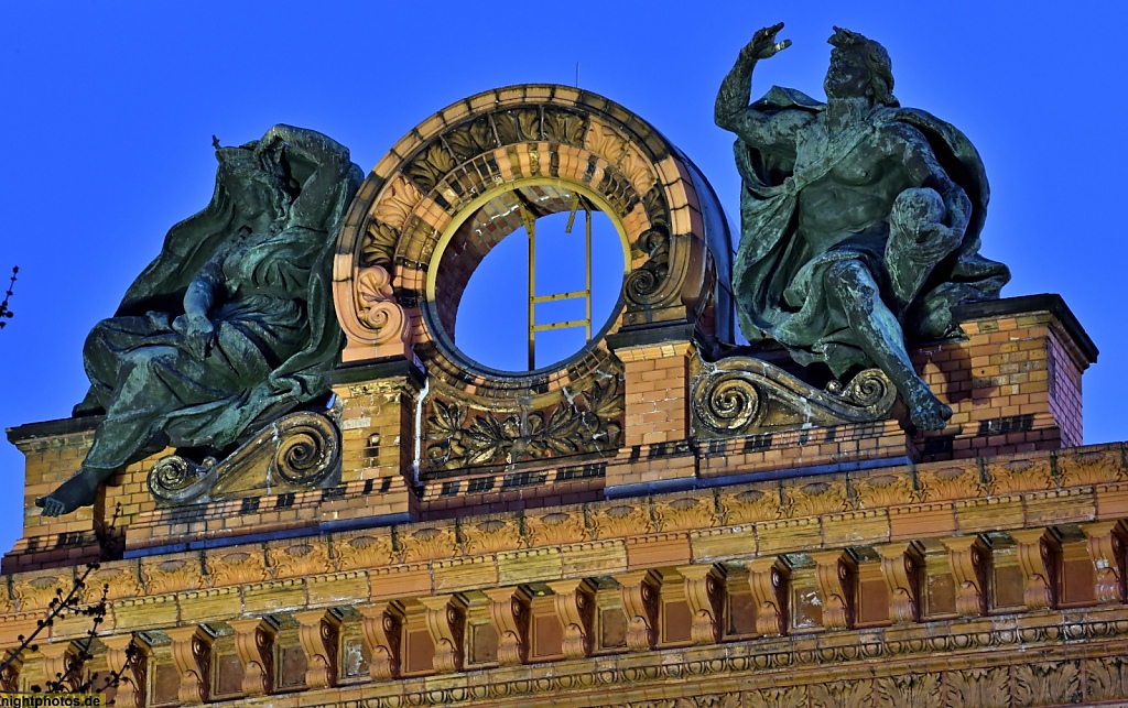 Berlin Kreuzberg Ruine des Anhalter Bahnhof erbaut 1874-1880 von Franz Schwechten. Restauriert 2003-2005.
