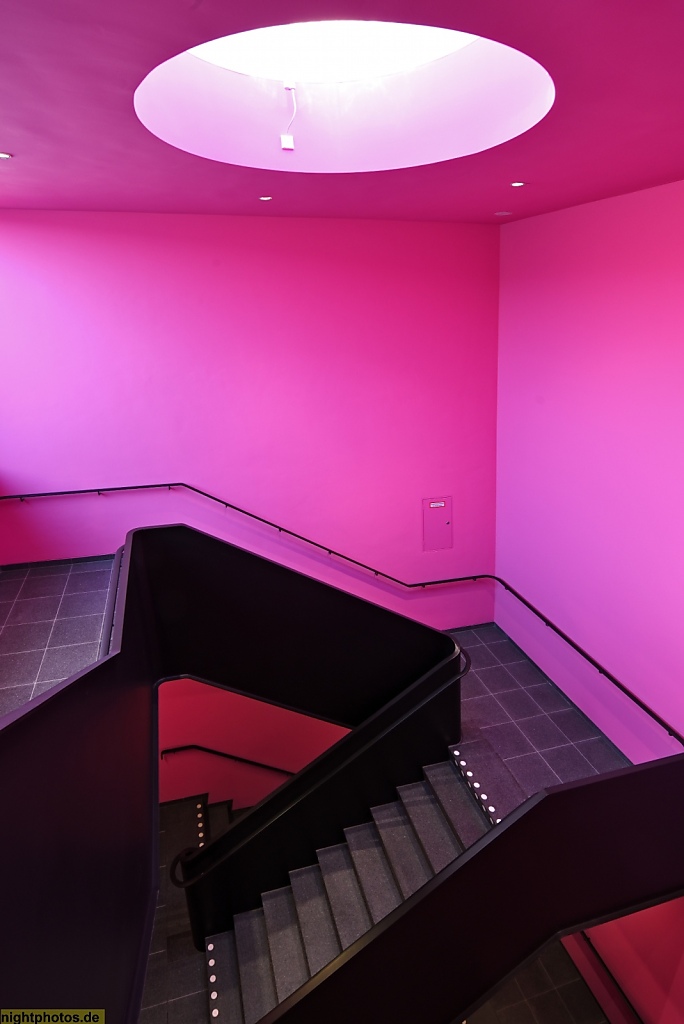 Berlin Mitte Futurium erbaut 2017 als Haus der Zukunft. Treppe zum Dach