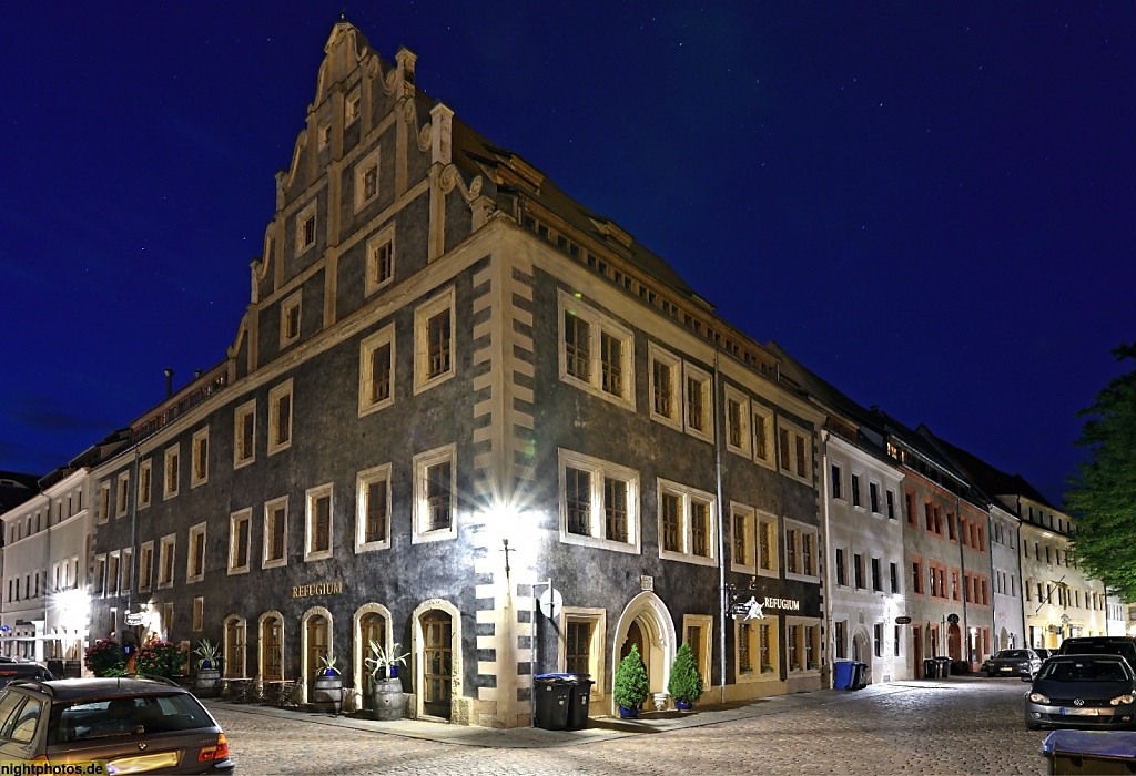 Pirna Altstadt Alte Superintendentur erbaut als Wohnhaus um 1550. Heute Restaurant Refugium