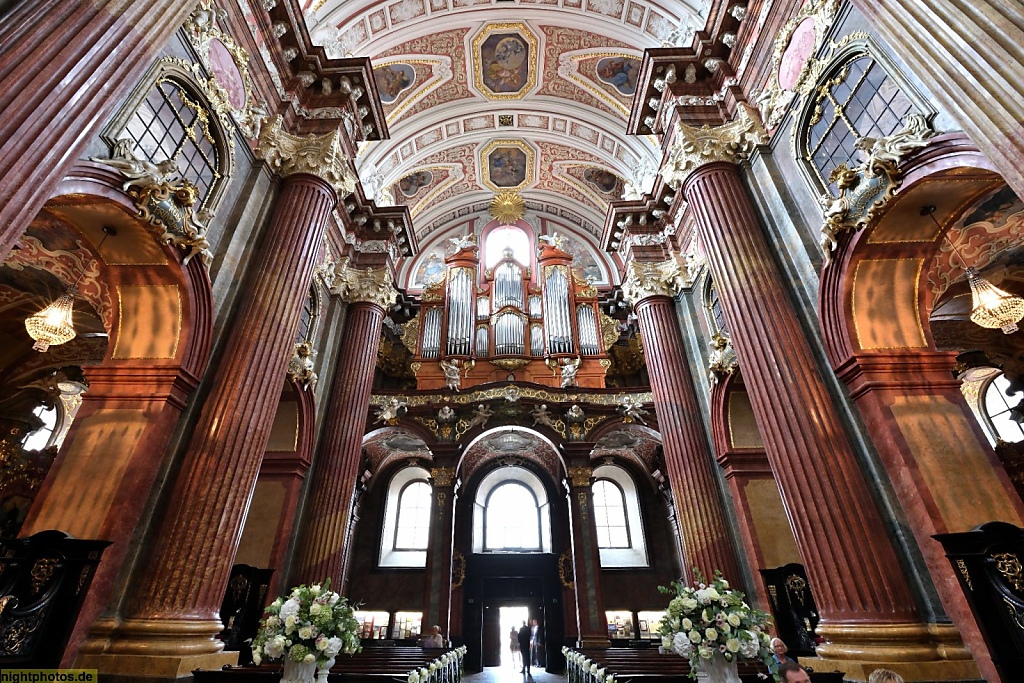 Poznan Pfarrkirche ehemalige Jesuitenkirche erbaut bis 1701 im Barock. Bazylika Matki Boskiej Nieustającej Pomocy i św. Marii Magdaleny w Poznaniu