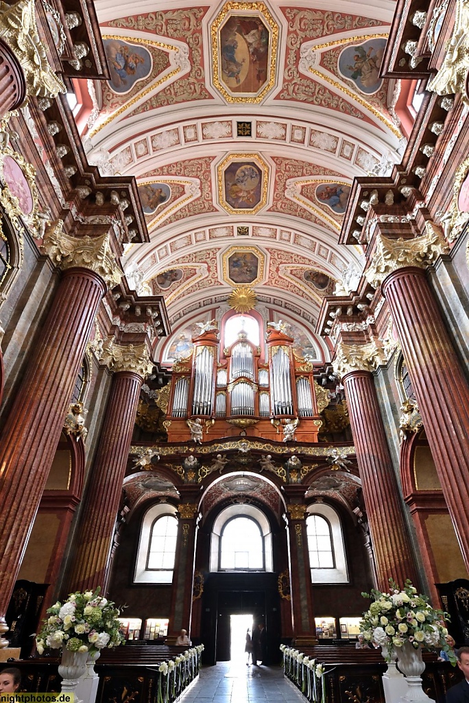 Poznan Pfarrkirche ehemalige Jesuitenkirche erbaut bis 1701 im Barock. Bazylika Matki Boskiej Nieustającej Pomocy i św. Marii Magdaleny w Poznaniu