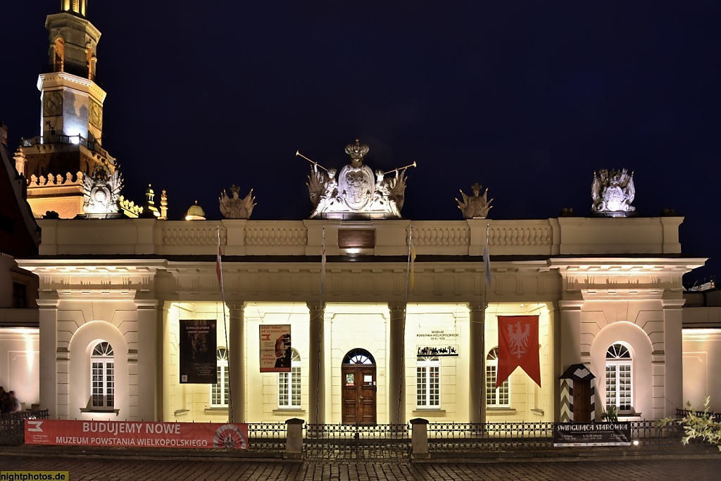 Poznan Alter Markt Stary Rynek Odwach erbaut 1783-1787 von Architekt Jan Chrystian Kamsetzer. Klassizismus