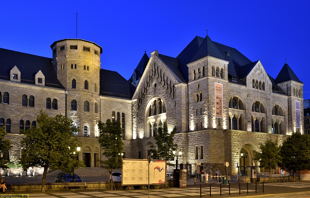 Poznan Kaiserliches Residenzschloss erbaut 1905-1910 v Architekt Franz Schwechten. Zamek Cesarski w Poznaniu