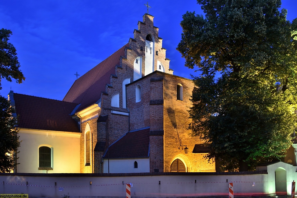 Poznan Śródka. Kirche der heiligen Jungfrau und Märtyrerin Margarete erbaut im 14 Jahrhundert