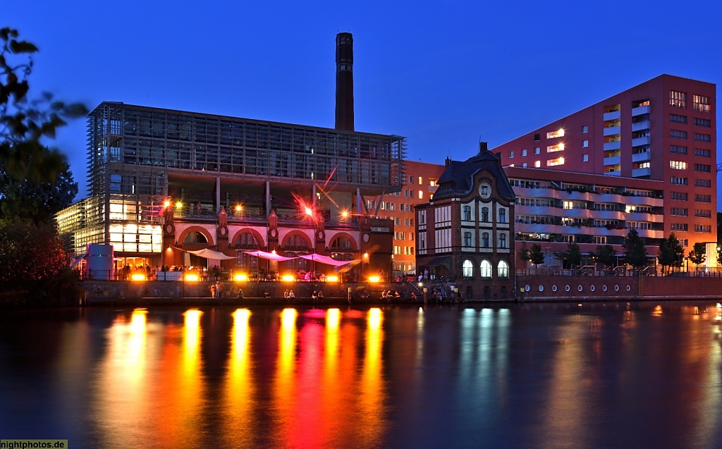 Berlin Friedrichshain Radialsystem V. Eckstein-Gemeinde. Hotel IBIS Ostbahnhof am Spreeufer