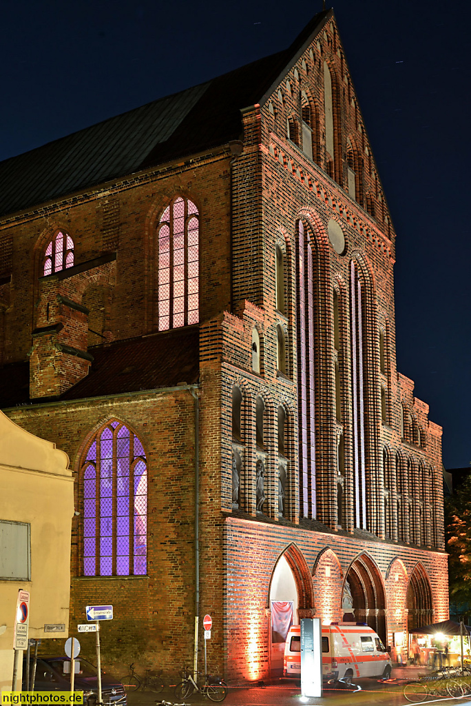 Lübeck Katharinenkirche erbaut ab 1300 vom Franziskaner-Orden. Backsteingotik