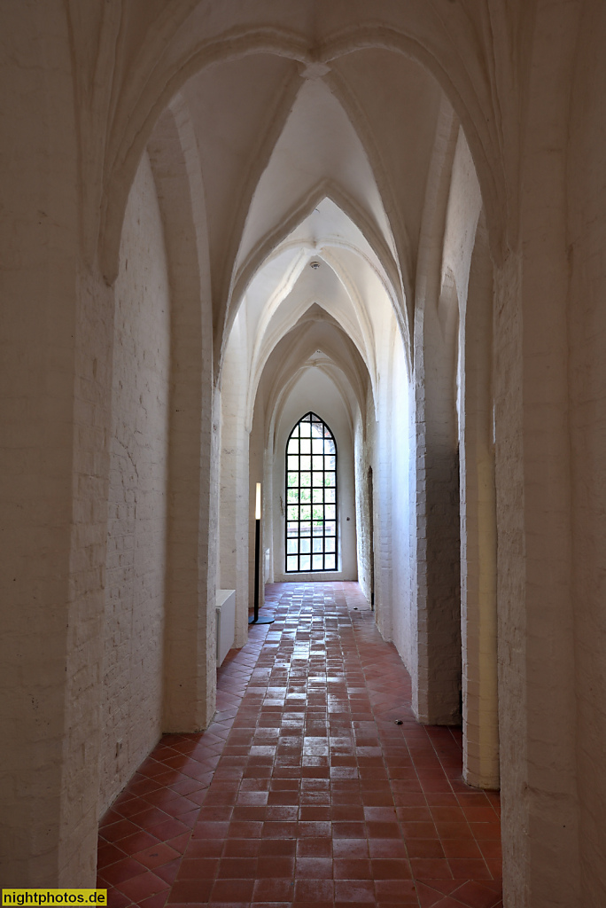 Lübeck Maria-Magdalenen-Kloster. Burgkloster des Dominikanerorden 1227-1531. Flur Zugang zum Hospital